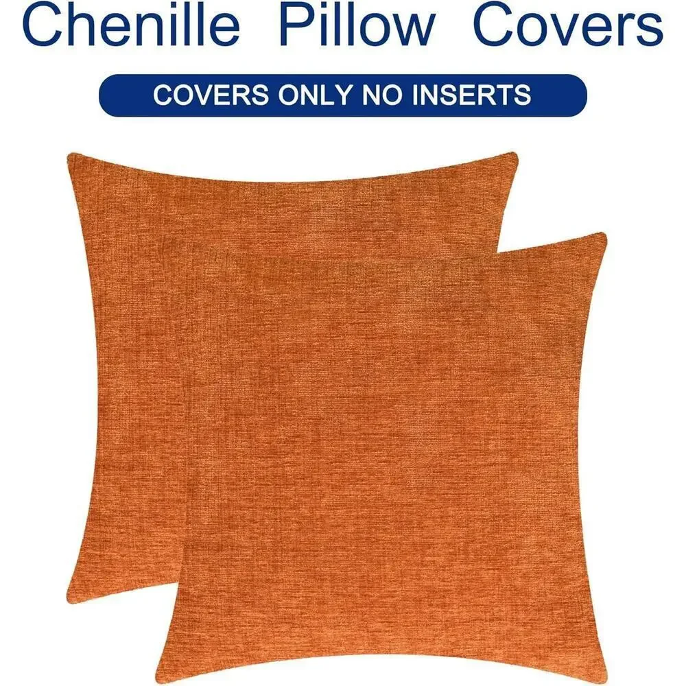 CaliTime Fall Throw Pillow Covers Decorative 18 X 18 Inches Pack of 2